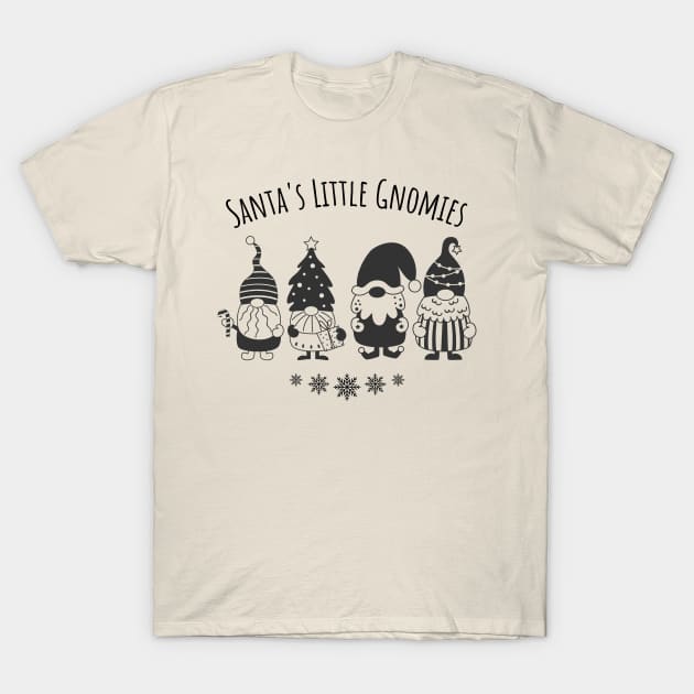 Santa's Little Gnomies! T-Shirt by Little Designer